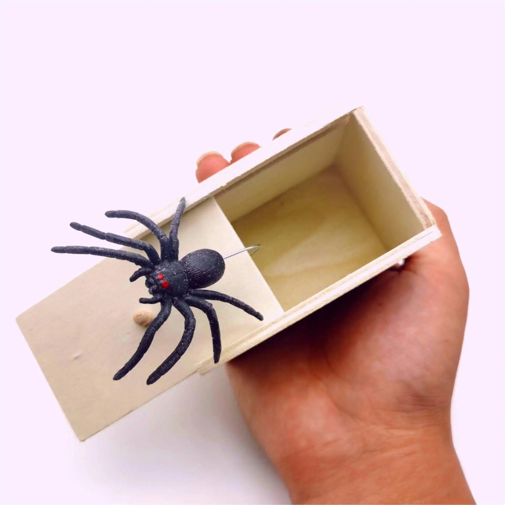 SpiderBox - Spinne Scare Streich Schachtel