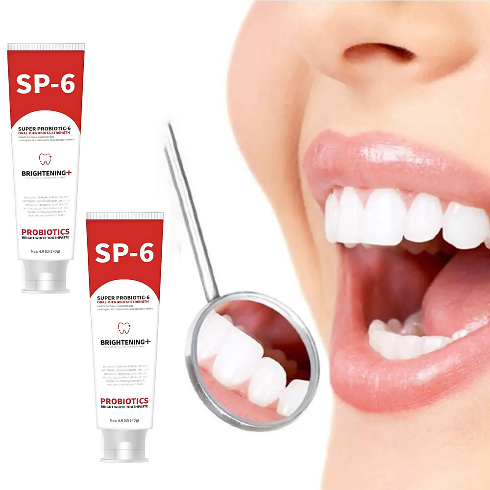 ProbioticToothpaste 1+1 GRATIS: Sanfte Zahnaufhellung Stärkende Probiotische Zahnpasta