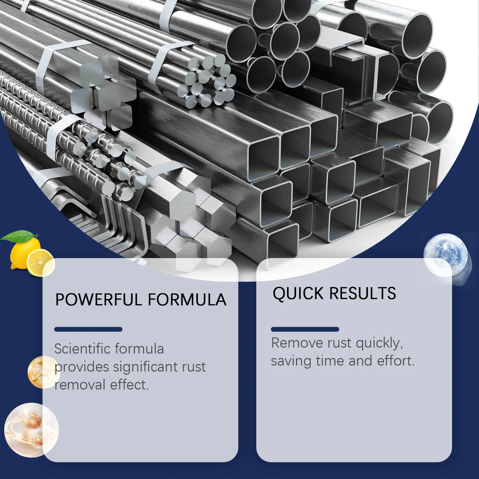 RustRemover 1+1 GRATIS: Leistungsstarker Einfach Anzuwendender Metall- Rost- Entferner