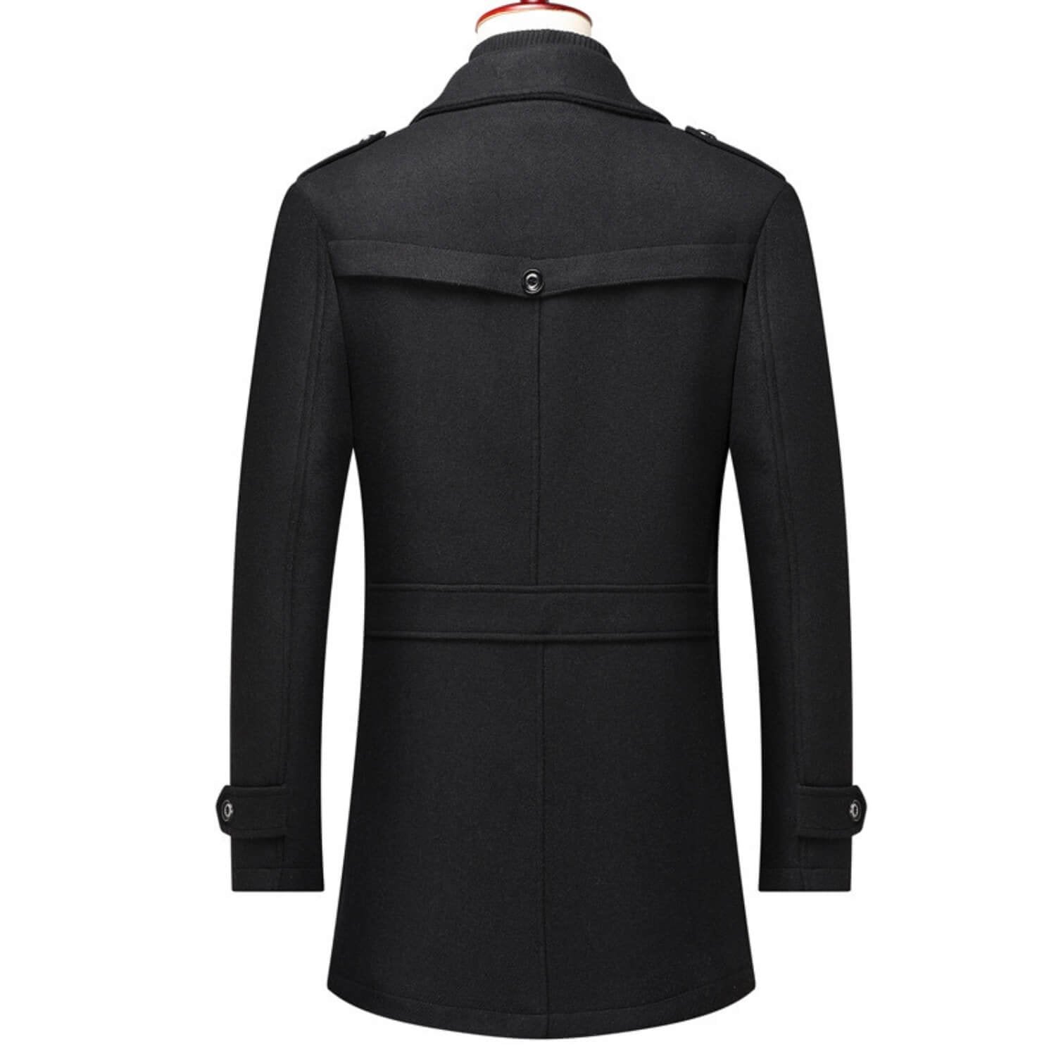 Icone™ WinterCoat: Luxuriöser Doppelkragen Stylischer Winter-Trenchcoat