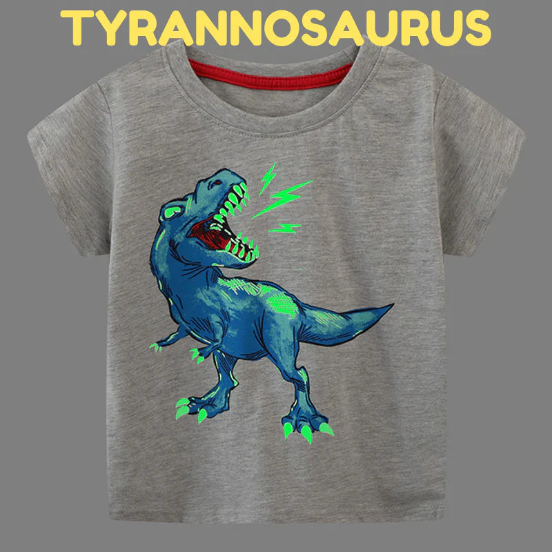 Icone™ DinoShirt: Kinder Leucht-im-Dunkeln T-Shirt