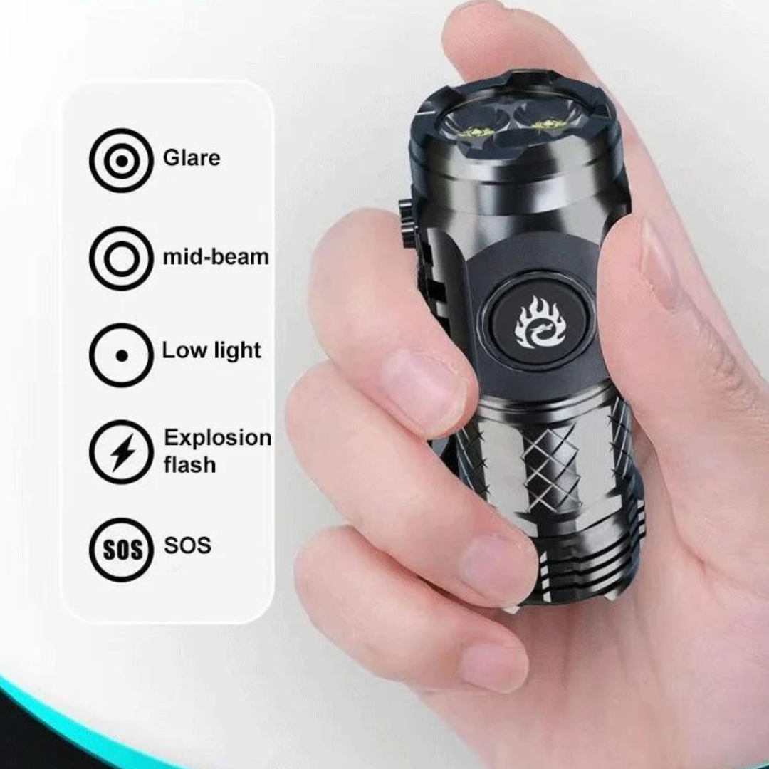 MiniFlashlight - Mini-Taschenlampe mit dreifachem Superblitz