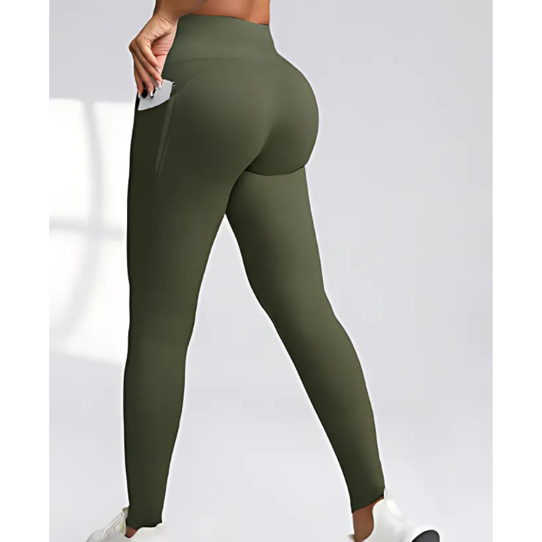 Icone™ TrainingLeggings: Hoher Taille Figurformende Bauchkontrolle Leggings