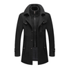 Icone™ WinterCoat: Luxuriöser Doppelkragen Stylischer Winter-Trenchcoat