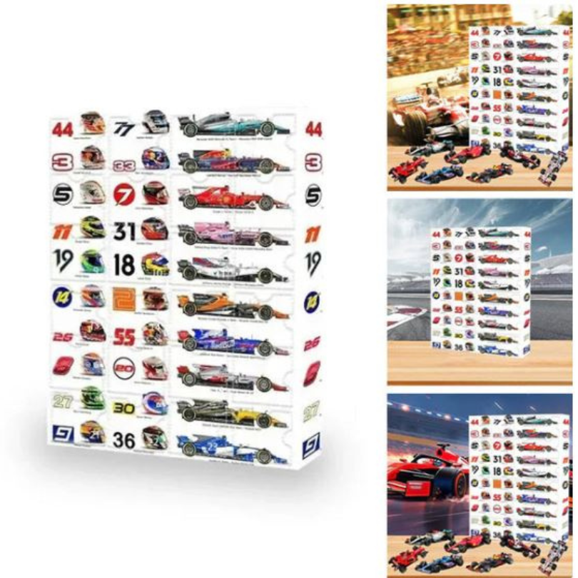 RacingCalendar - Formel-1-Rennwagen Advent Kalender