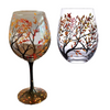 SeasonsGlass - Vier Jahreszeiten Baum Wein Glas