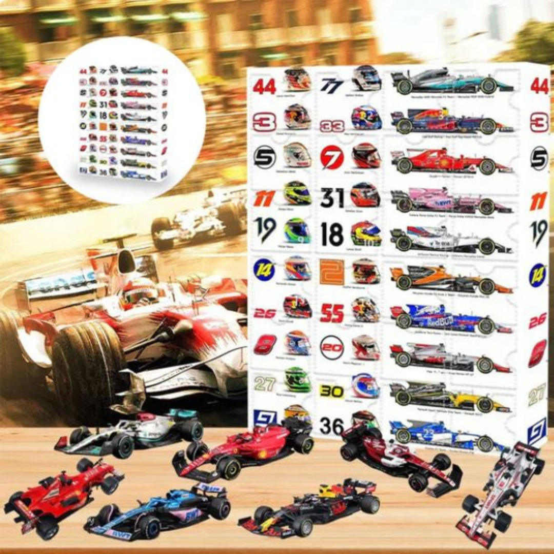 RacingCalendar - Formel-1-Rennwagen Advent Kalender