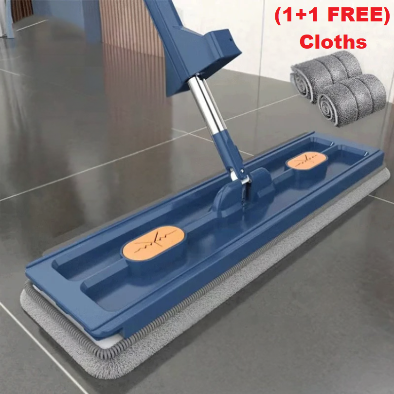 Cleaner Pro° RotatingMop: Starker Handgriff Einfache Reinigung 360° Drehbarer Flacher Mopp