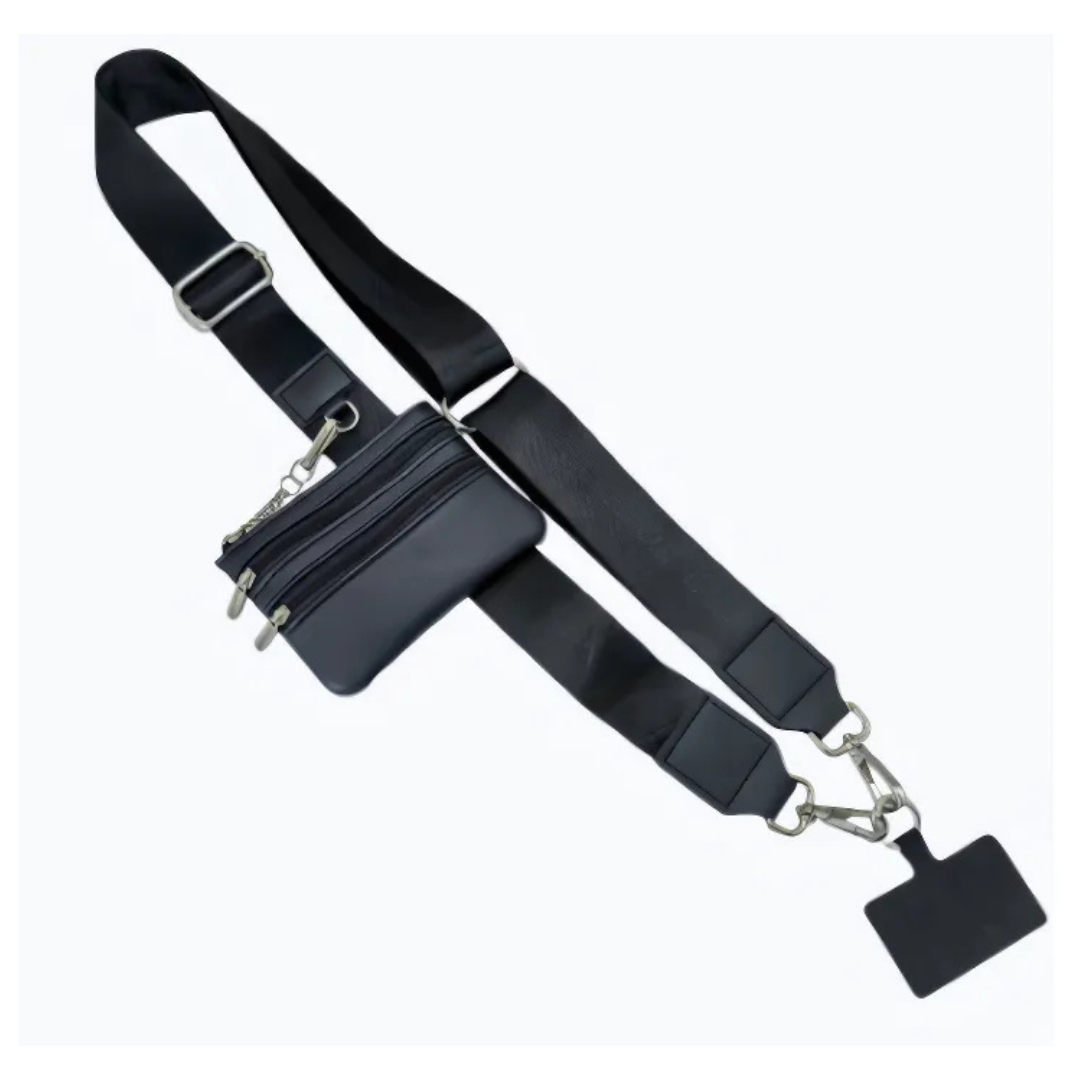 Icone™ PhoneStrap: Verstellbarer Crossbody- Handyriemen Mit Pouch