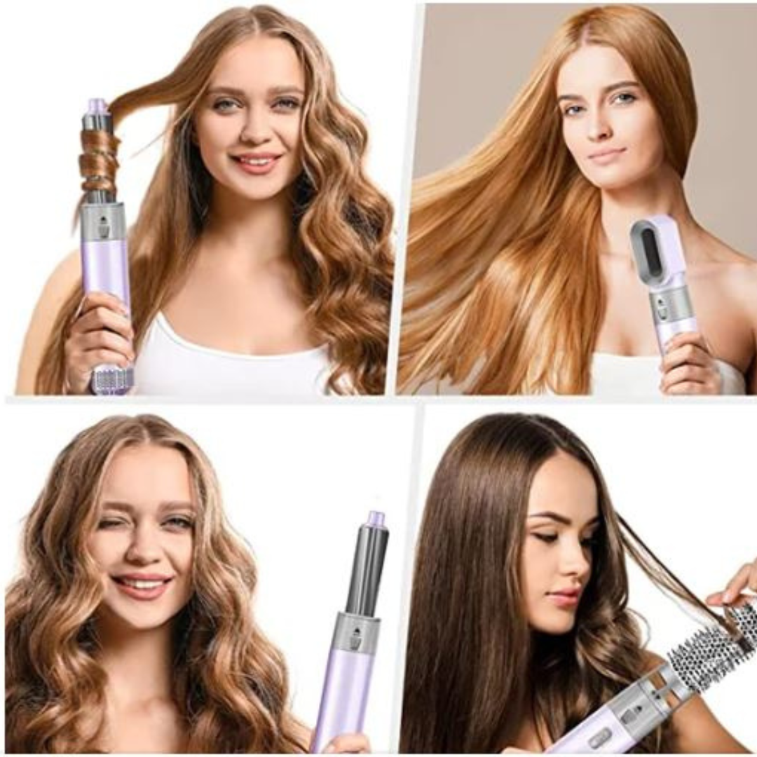 Rose® HairStyler - 5 in 1 Professionelles Haarstyler-Bürstenset