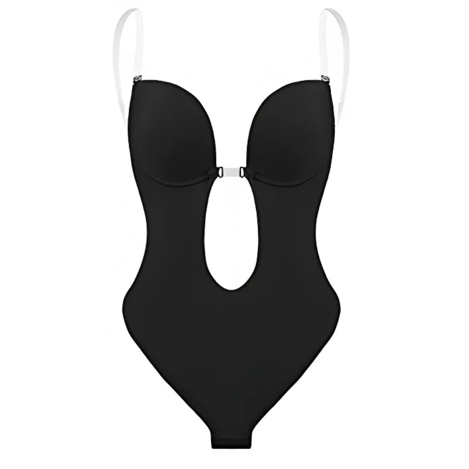 Icone™ SeamlessBodysuit: Tief Geschnittener Nahtloser Bodysuit Shapewear