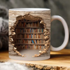 LibraryMug - 3D Bibliothek Design Becher