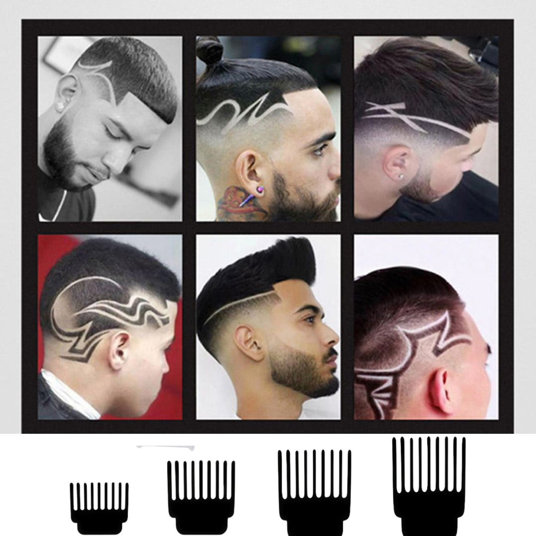 Rose® HairClipper: Digital LCD Rasierer Professionell Haar Klipper