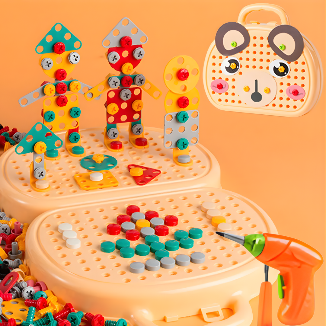 Kletshuts™ Toolbox -  Kreativität Werkzeugkasten Spielzeug