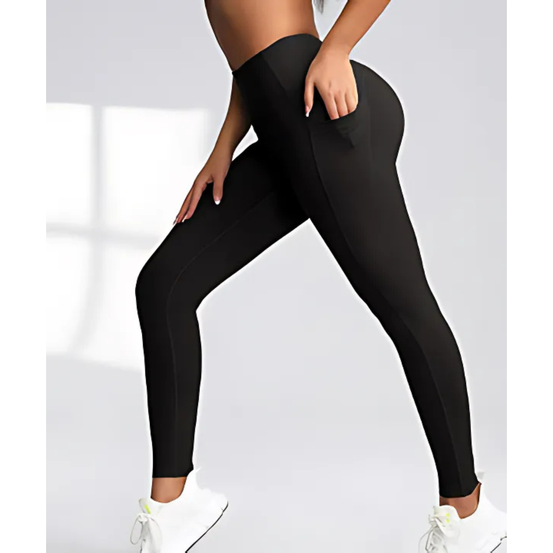 Icone™ TrainingLeggings: Hoher Taille Figurformende Bauchkontrolle Leggings