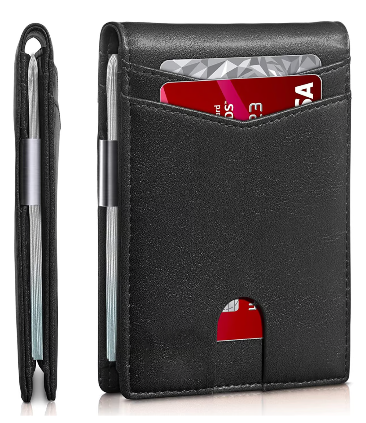 Icone™ SlimWallet: Ultraflache und Sichere RFID-Lederbrieftasche für Herren