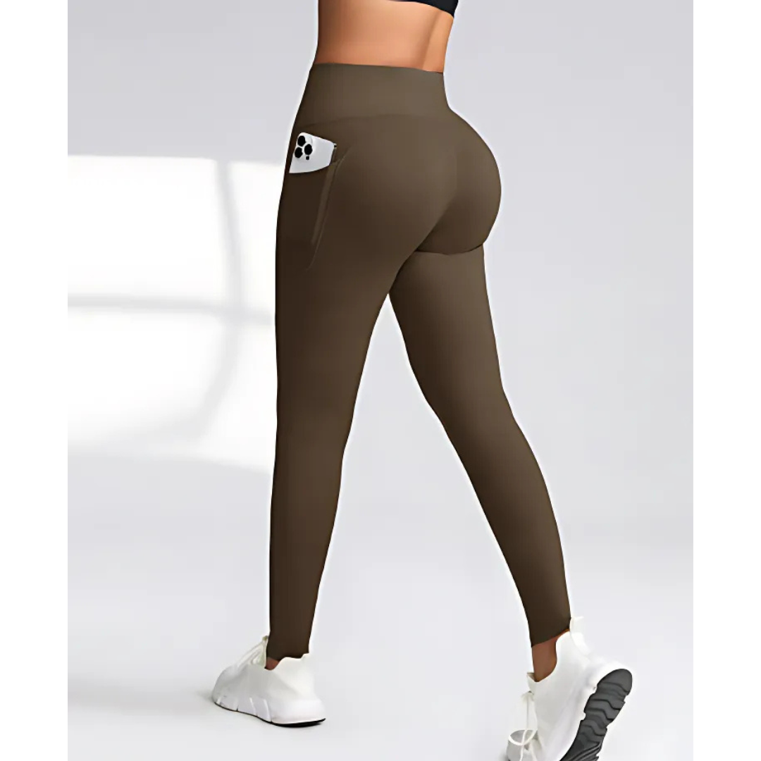 Icone™ TrainingLeggings: Hoher Taille Figurformende Bauchkontrolle Leggings