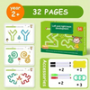 Kletshuts™ ActivityBook: Nachzeichnen Und Zeichnen Bildungs Wiederverwendbar Arbeitsbuch