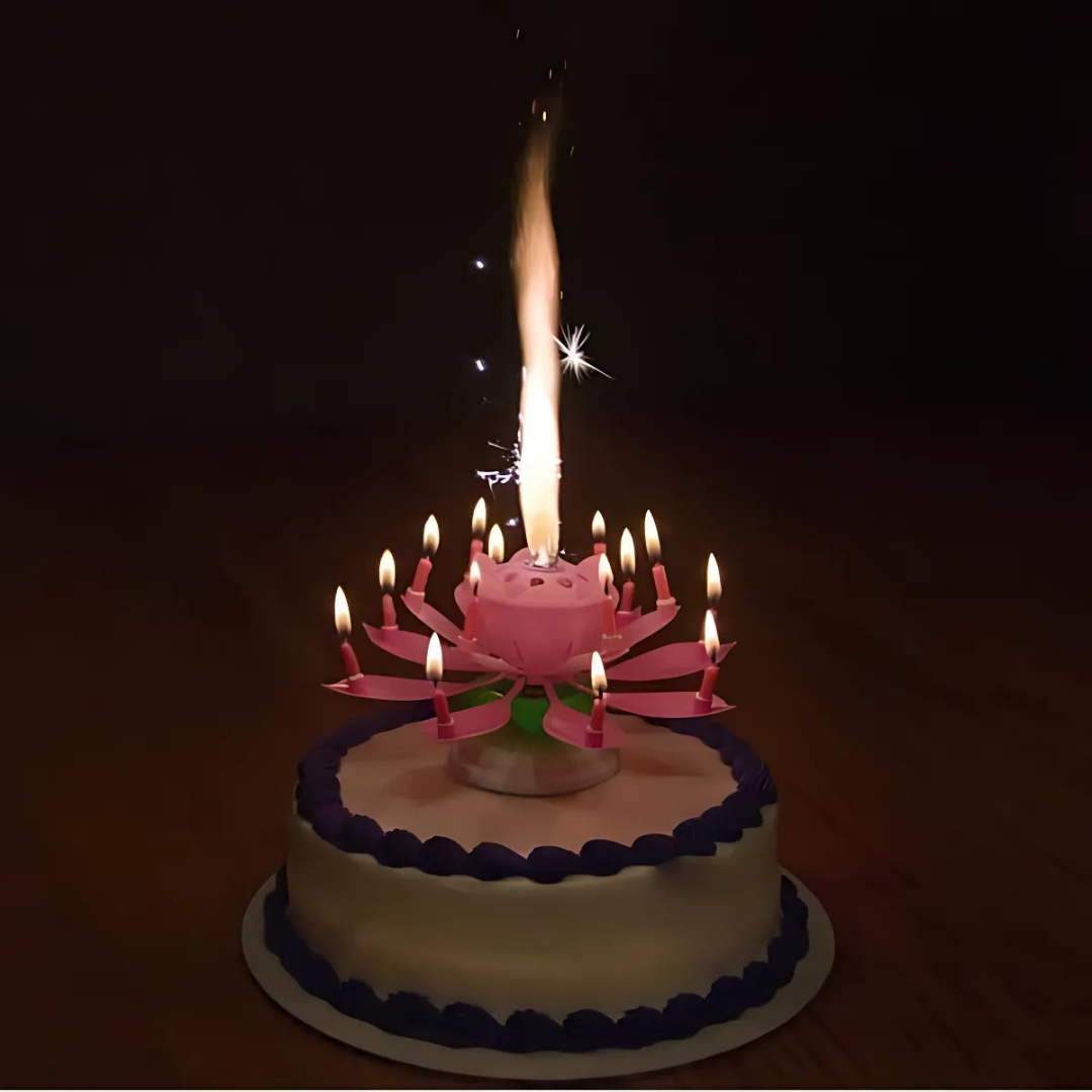 FlowerCandle 1+1 GRATIS: Magische Blumen- Geburtstagskerze