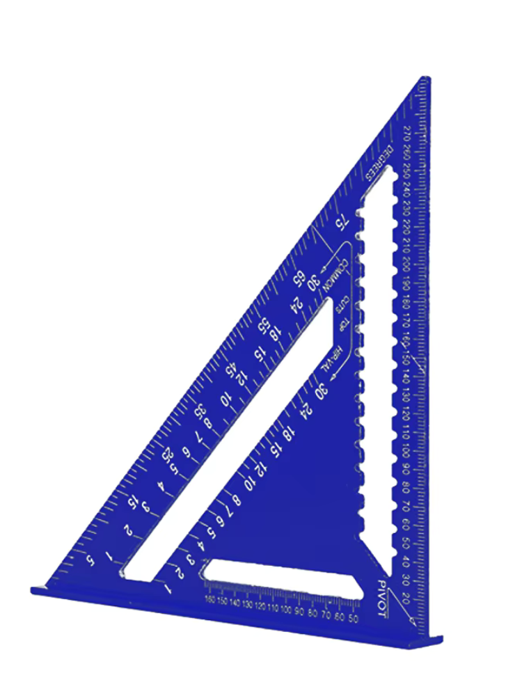 TriangleRuler - Aluminium Legierung Dreieck Lineal Für Holzbearbeitung