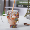 CrystalMug - Doppelt Schicht Kreativ Glas Becher