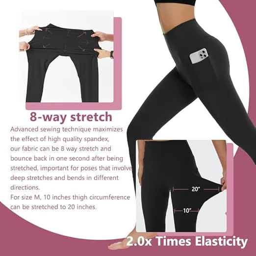 Icone™ TrainingLeggings: Hoher Taille Figurformende Bauchkontrolle Leggings