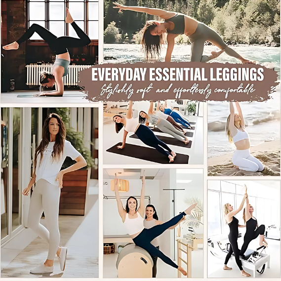 Icone™ TrainingLeggings: Hoher Taille Figurformende Bauchkontrolle Leggings