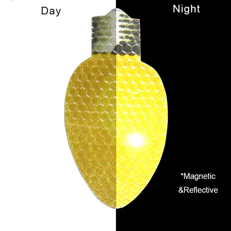 BulbMagnet - Weihnachtsmagnete Mit Reflektierenden Glühbirnen