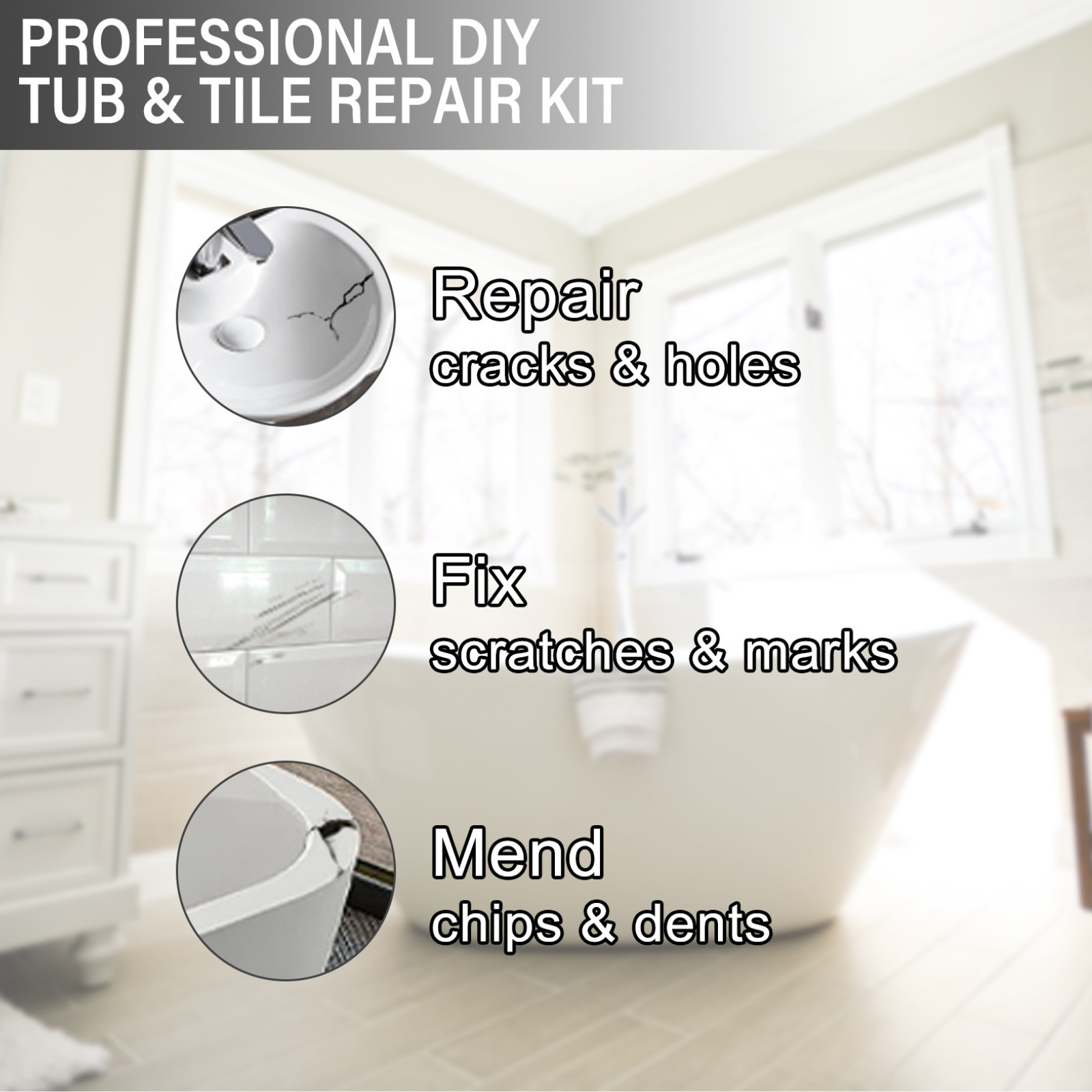 CeramicPaste - Keramikfliesen Reparatur Pasten Set