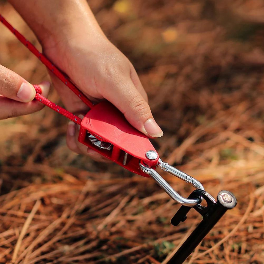 CampingRope - Verstellbares Flaschenzug Camping Seil
