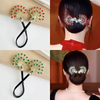 Rose® HairTie 1+1 GRATIS: Stylischer Haargummi Eleganter Vintage Kristall-Pferdeschwanz Twist-Halter
