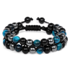 Jewelance™  ProtectionBracelet 1+1 GRATIS: Doppellagig Tigerauge Schutz Armband