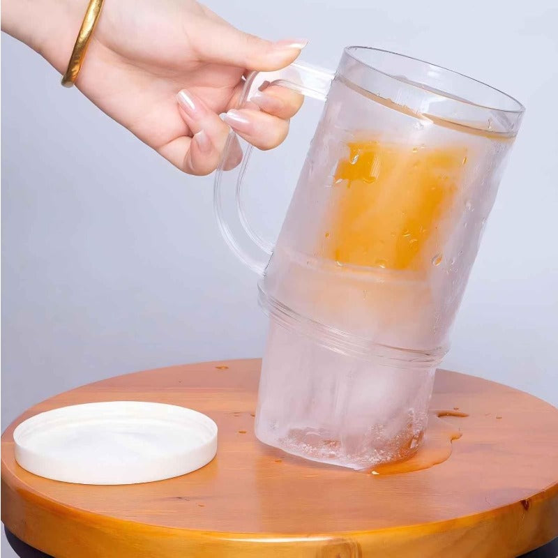 Globetrek° IceMug 1+1 GRATIS: Doppelt Schicht Schnell Eis Kühlen Gefrierfach Becher