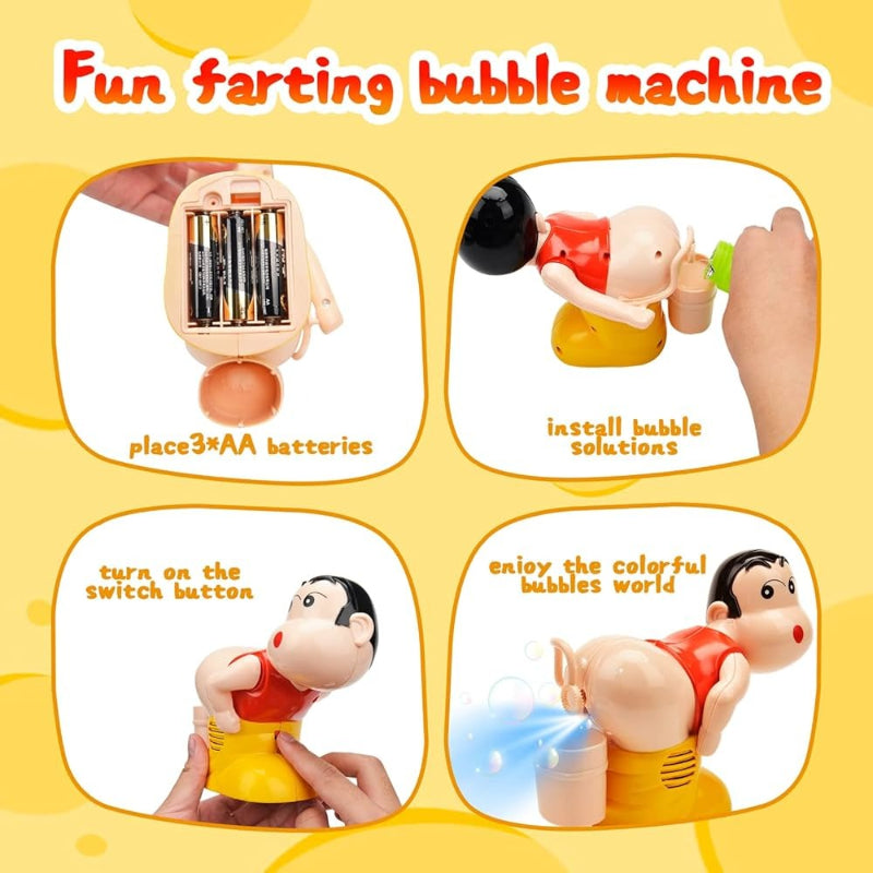 Kletshuts™ BubbleFun: Spaß Elektrisches Blase Gebläse Junge Maschine Spielzeug
