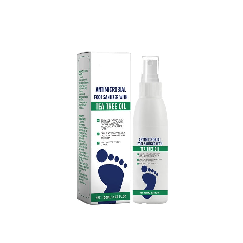 FootCare 1+1 GRATIS: Antimikrobiell Tiefenwirksame Hydratation Fußpflege Spray