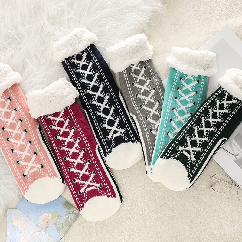 Happy™ HomeSocks: Flauschige Dicke Winter Hause Socken