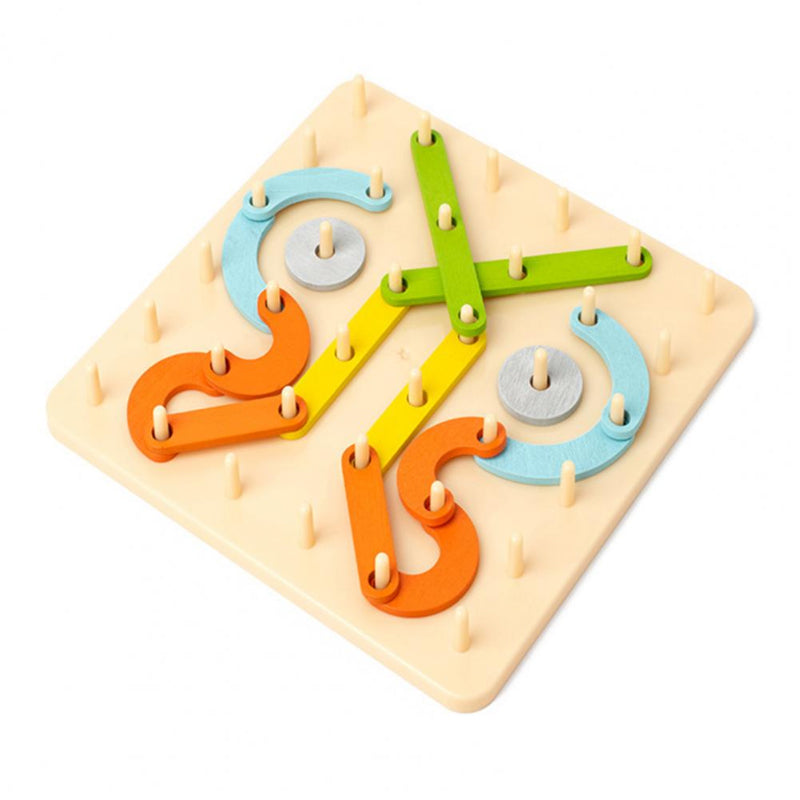 Kletshuts™ PuzzleBoard - Montessori Aus Holz Puzzle Planke Satz