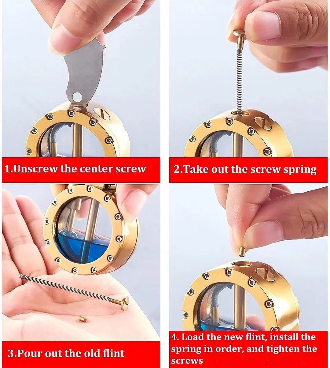 VintageLighter: Einzigartig Vintage Transparent Leichter