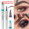 EyebrowPen 1+1 GRATIS: 3D Wasserfester Microblading Augenbrauen Pen