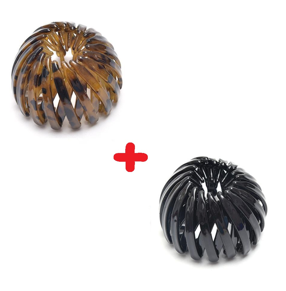 Rose® HairBun 1+1 GRATIS: Damen Fauler Haarknoten Halter