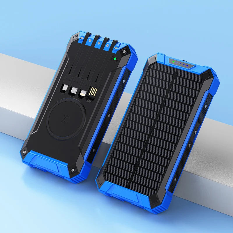 PowerBank - Tragbar Solar Drahtlos Strom Bank