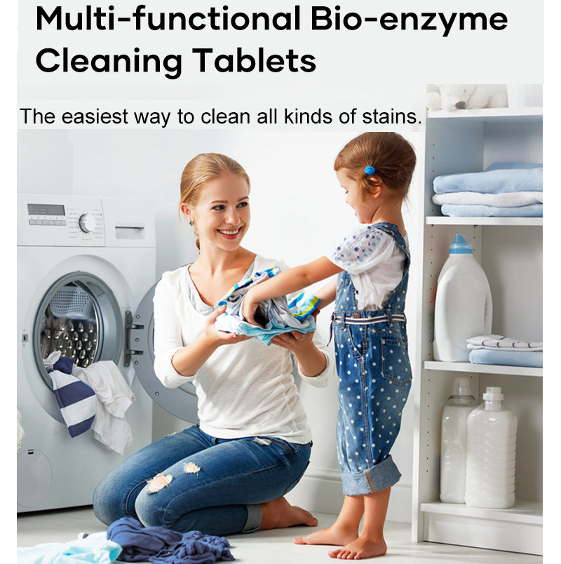 Cleaner Pro° TotalClean: Multi Aktion Bio-Enzym Gesamt Sauber Tabletten