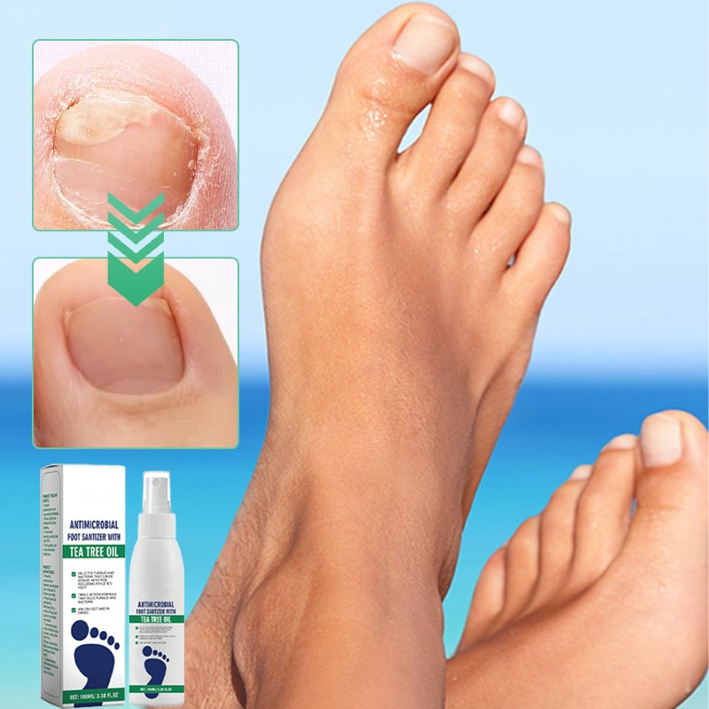 FootCare 1+1 GRATIS: Antimikrobiell Tiefenwirksame Hydratation Fußpflege Spray