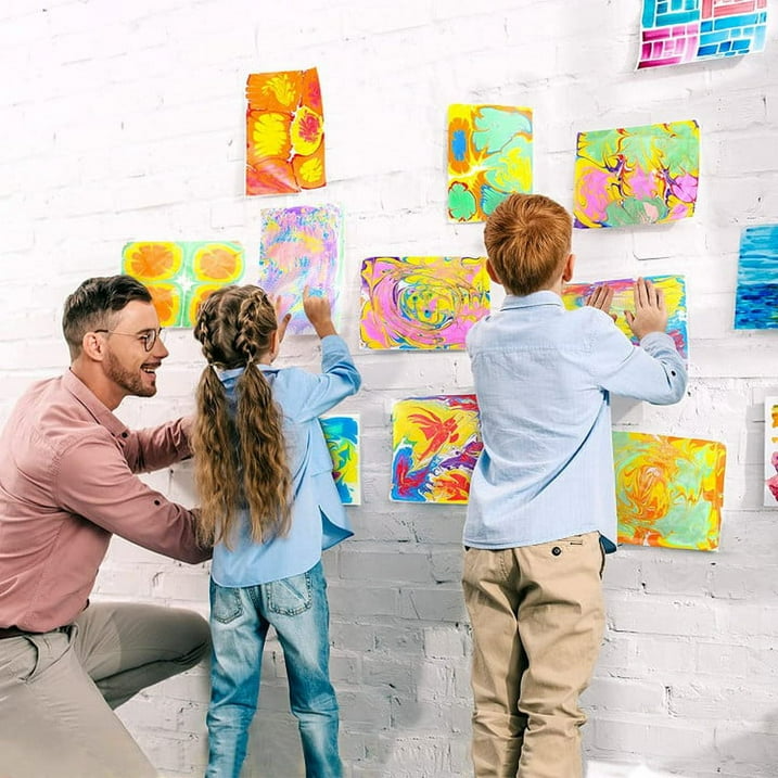 Kletshuts™ KidArt: Aquarell Marmor Kind Kunst Kreativ Spiel Set