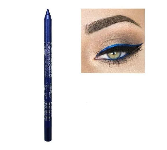 WaterproofEyeliner - Langanhaltender Wasserfester Augen- und Lippe Liner Bleistift 12-Teiliges Set