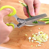 Globetrek° KitchenScissors 1+1 GRATIS: Mehrzweck 5 Klingen Küche Cutter