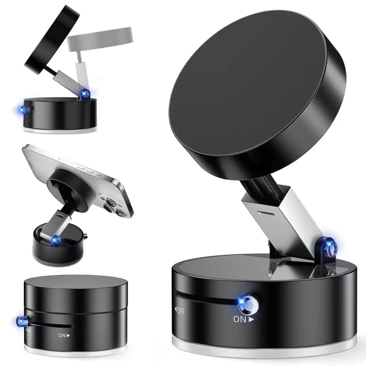 Holder360° MagnetHold 1+1 GRATIS: Multi-Verwendung Magnetische Und Verstellbare Handyhalterung