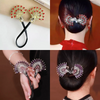 Rose® HairTie 1+1 GRATIS: Stylischer Haargummi Eleganter Vintage Kristall-Pferdeschwanz Twist-Halter