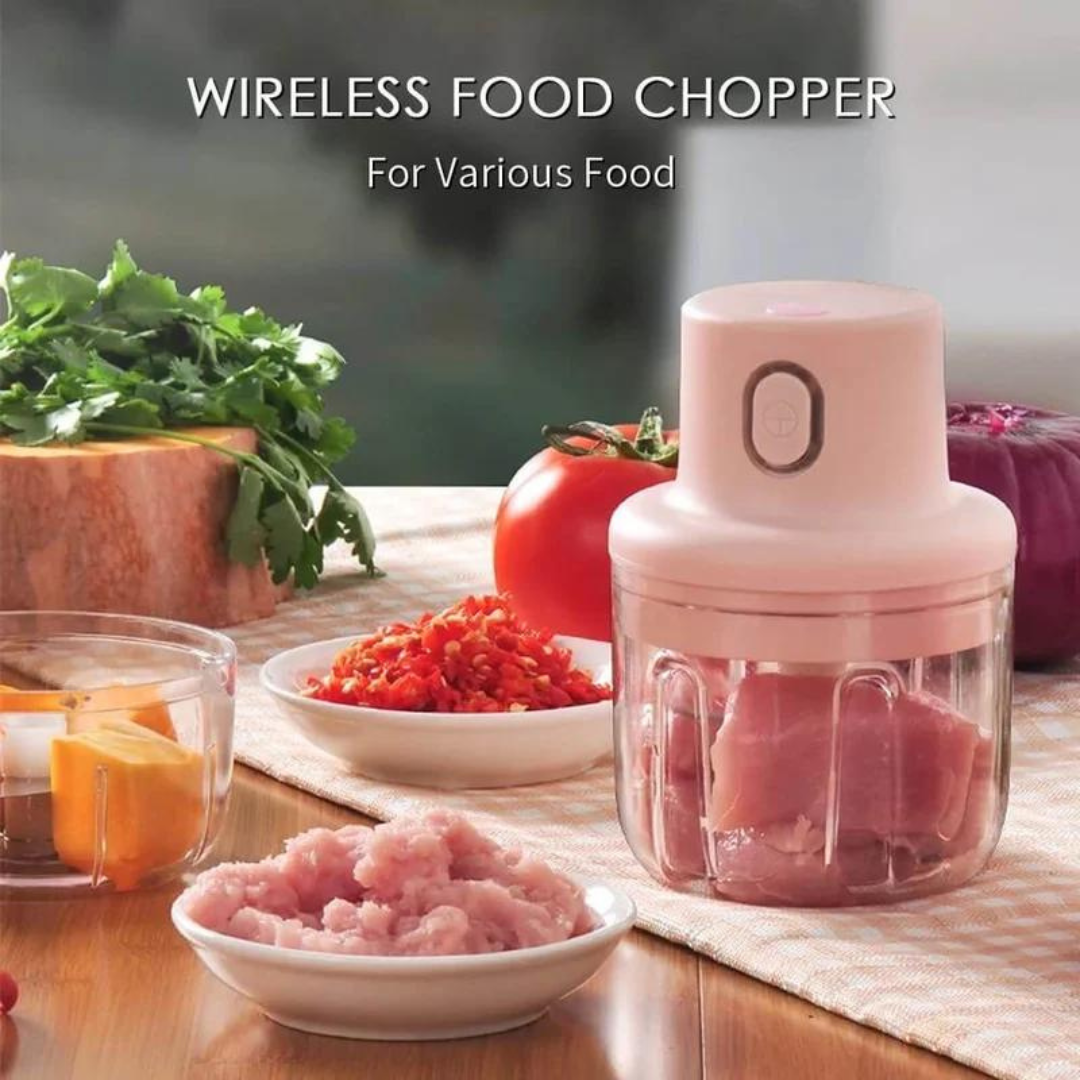 Globetrek° FoodChopper 1+1 GRATIS: Kabelloser Mini-Lebensmittelzerkleinerer