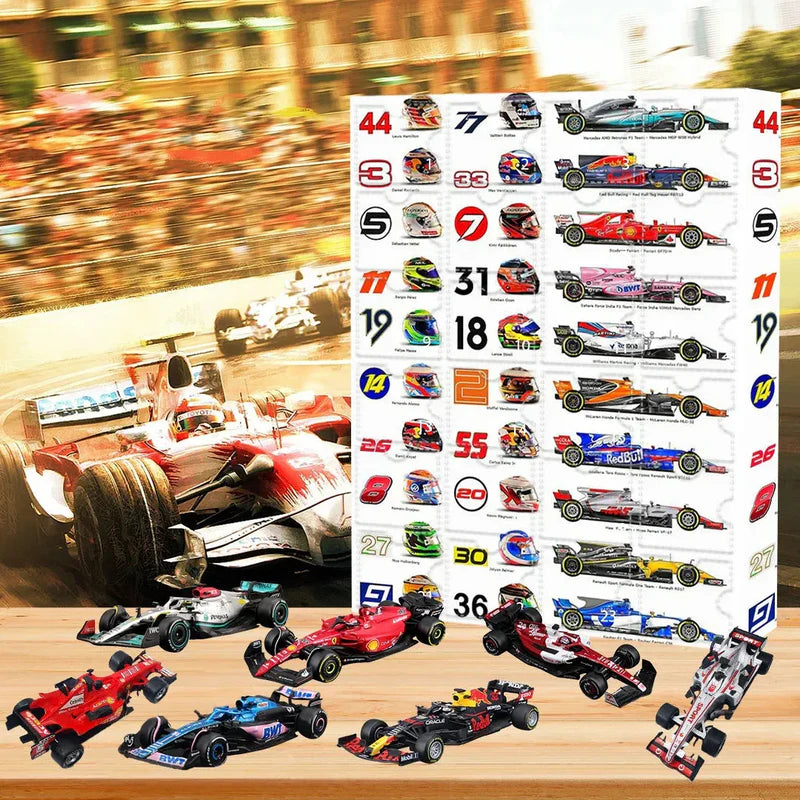 RacingCalendar - Formel-1-Rennwagen Advent Kalender